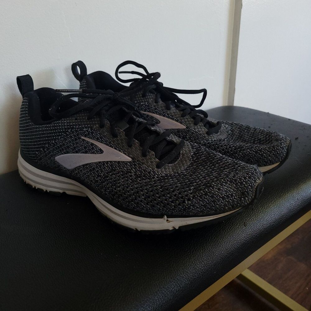 Brooks Womens Transmit 1202951B080 Black Running Shoes Sneakers Size 10B‎